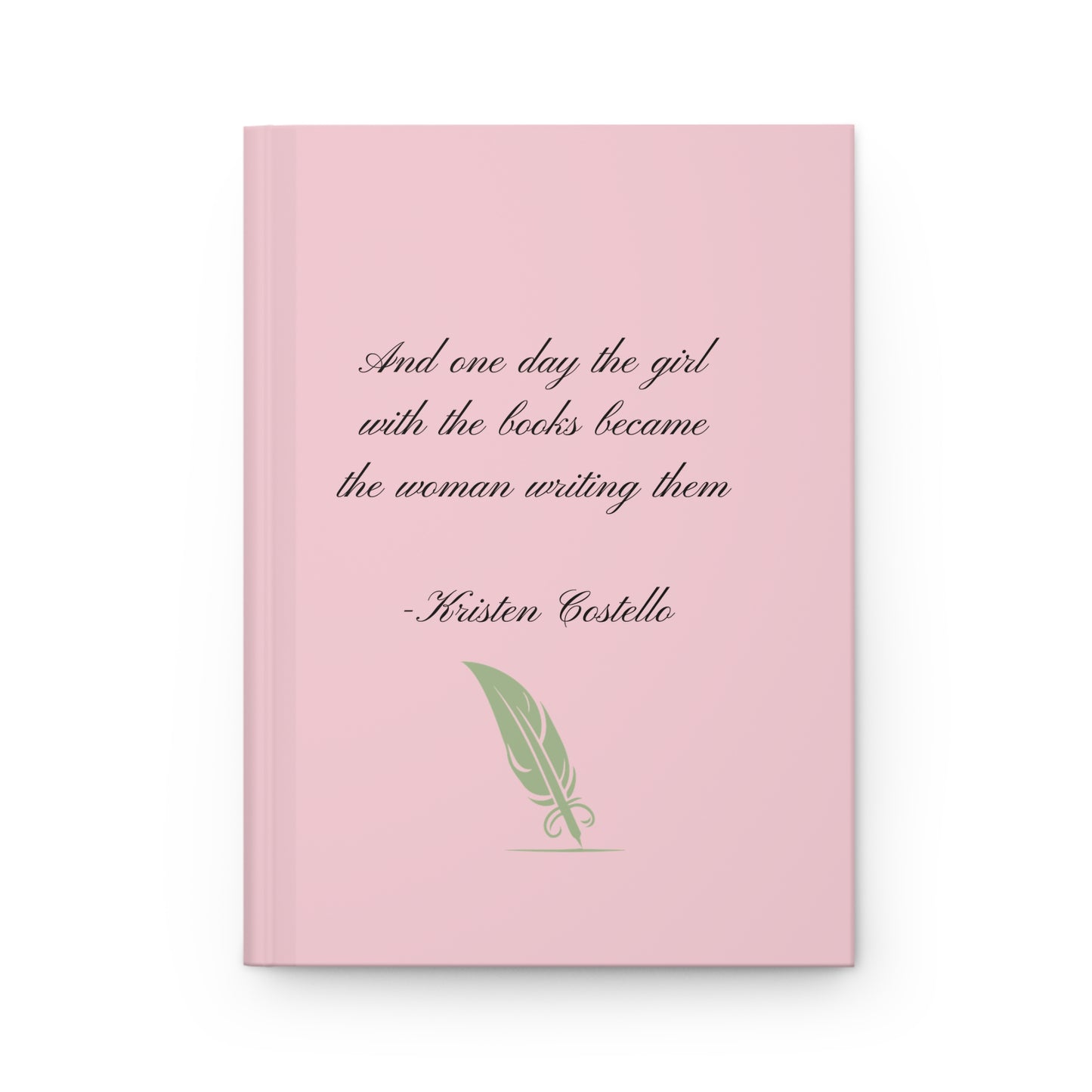 And one day the girl with the books became the woman writing them. Journal