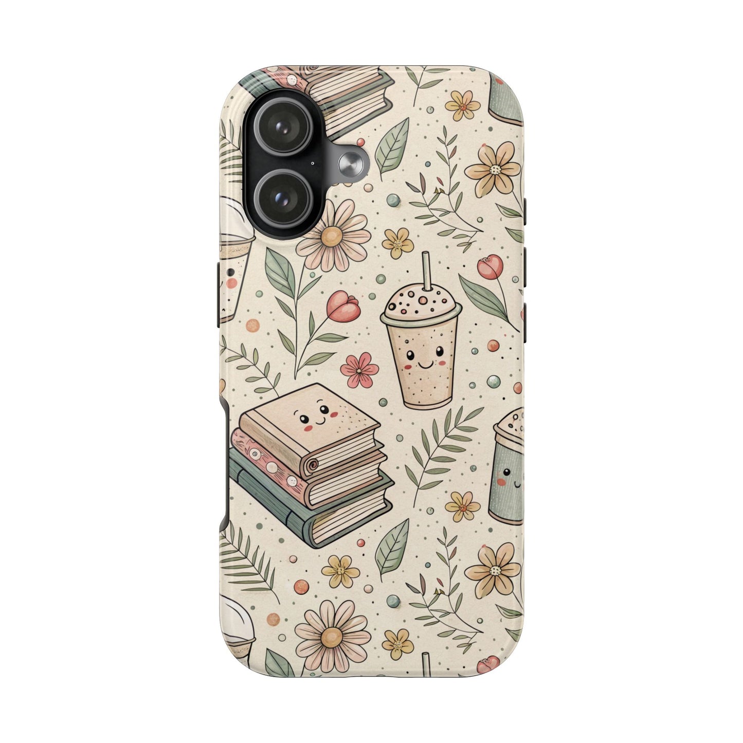 Book and Coffee Phone case