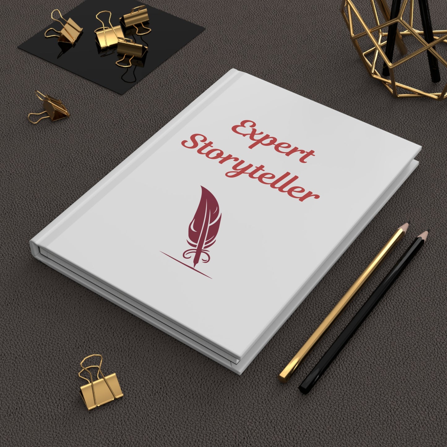 Expert Storyteller Hardcover Journal